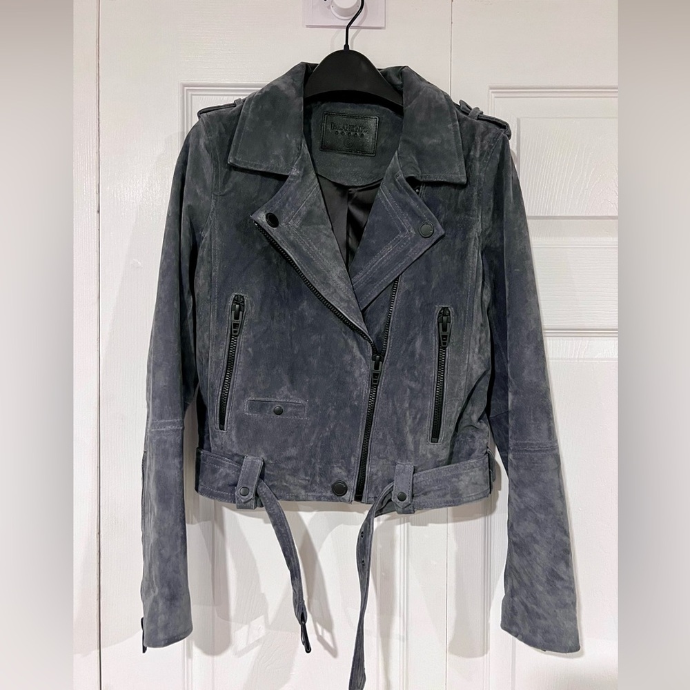 BLANKNYC Suede Moto Jacket